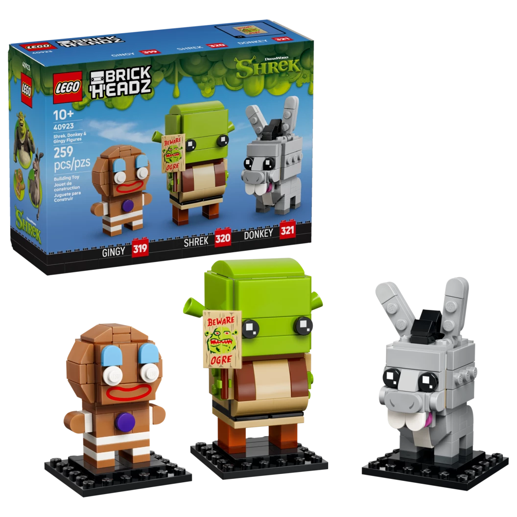 Shrek, Ezel en Peper figuren