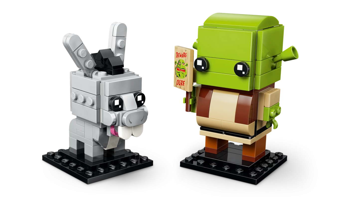 Shrek, Ezel en Peper figuren