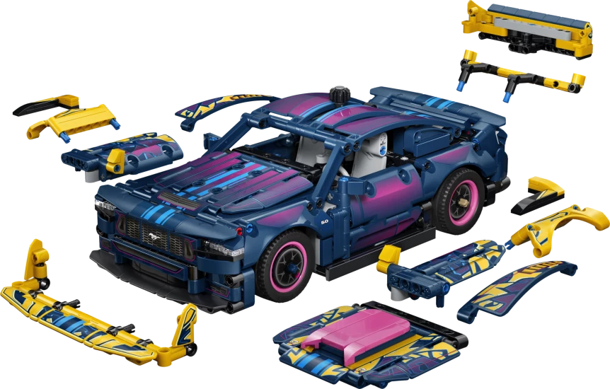 Aanpasbare Ford Mustang GT auto