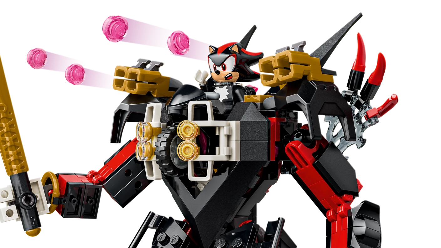 Shadows mecha vs. G. U.N. Trooper