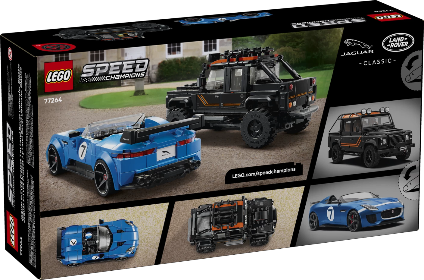 Jaguar Project 7 en Land Rover Defender