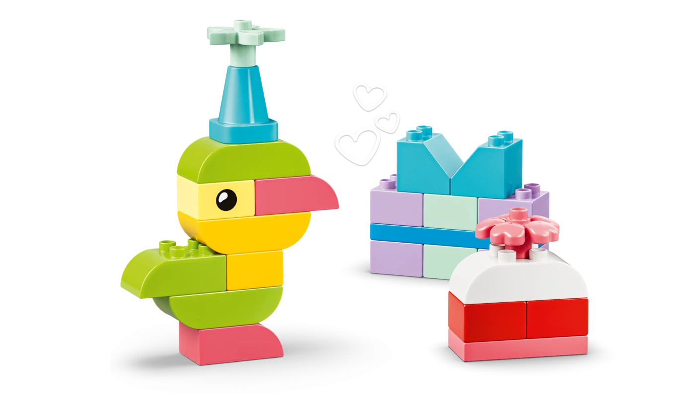 Kleurrijke creatieve doos
