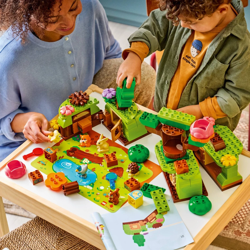 Ontdekkingsbos met wilde dieren