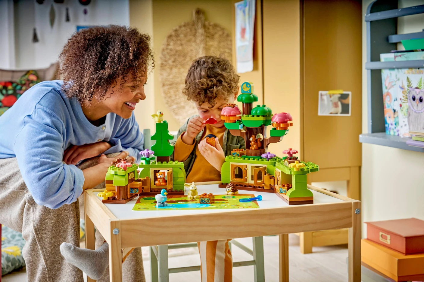 Ontdekkingsbos met wilde dieren