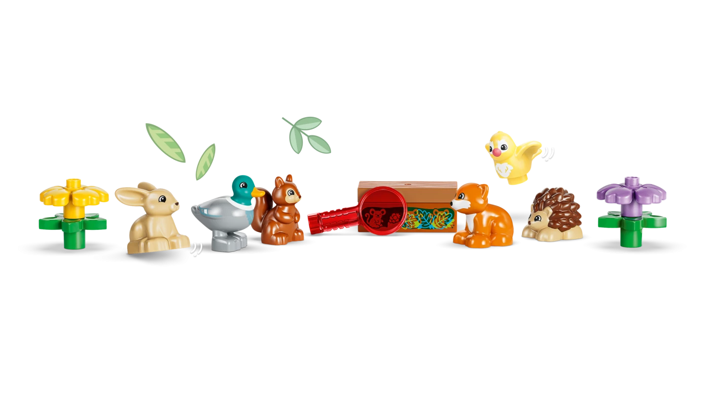 Ontdekkingsbos met wilde dieren