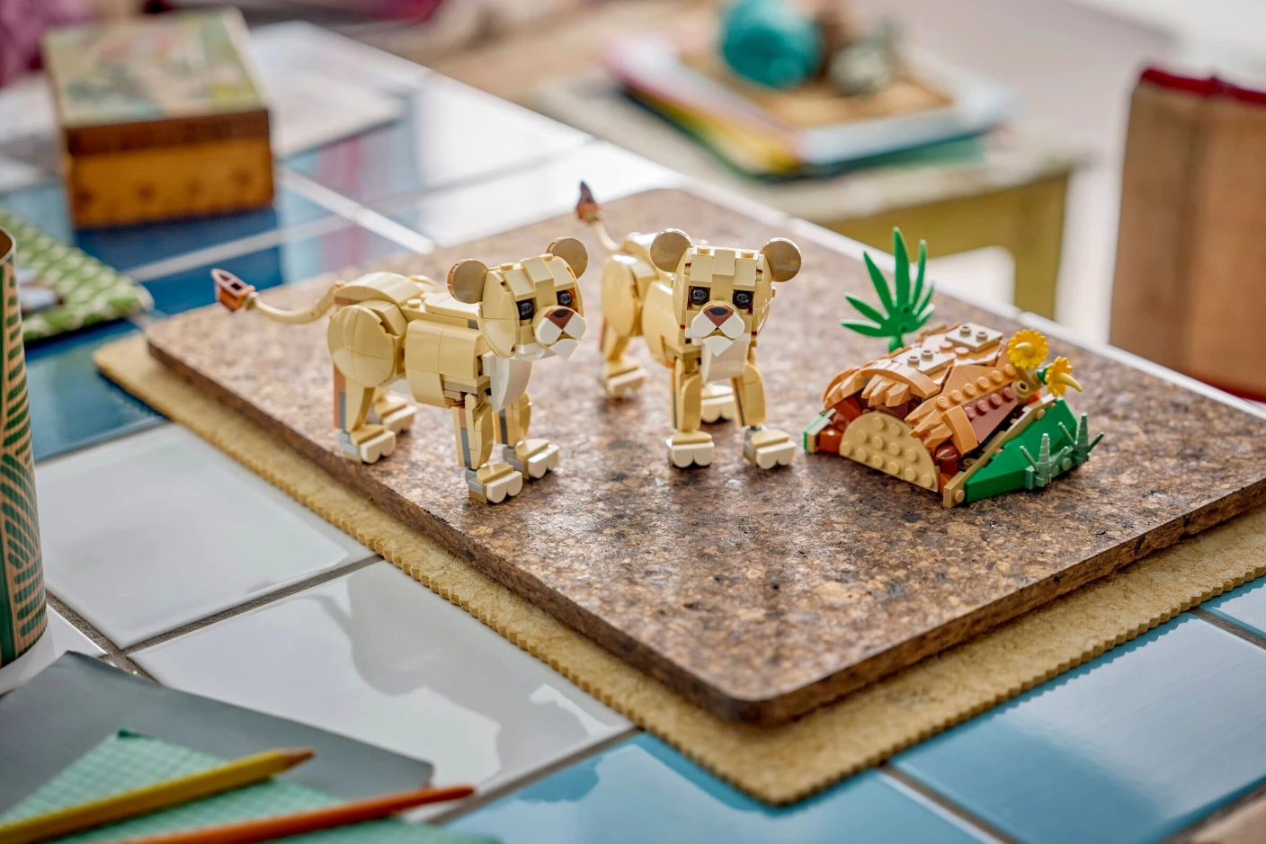 Wilde dieren: majestueuze leeuw