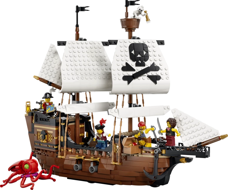 Klassiek piratenschip