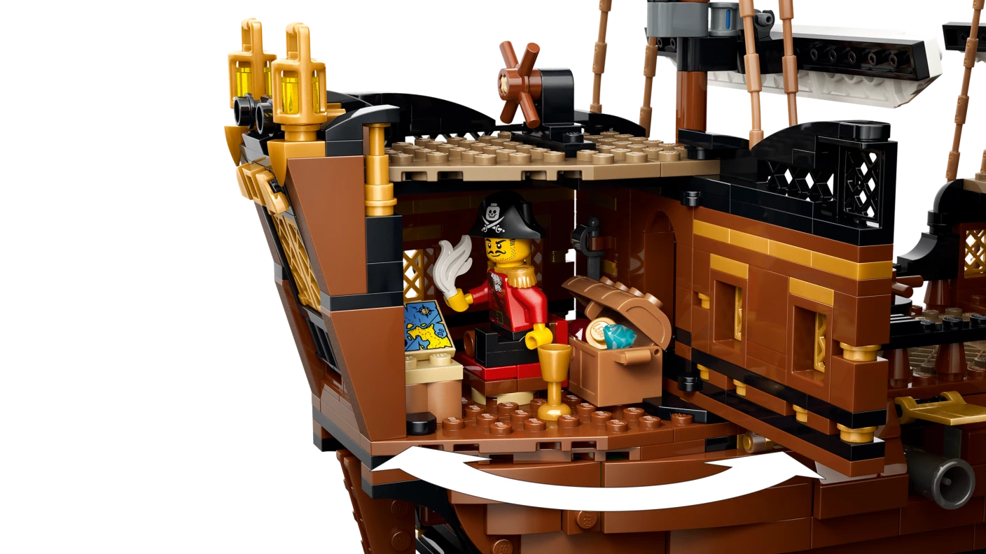 Klassiek piratenschip