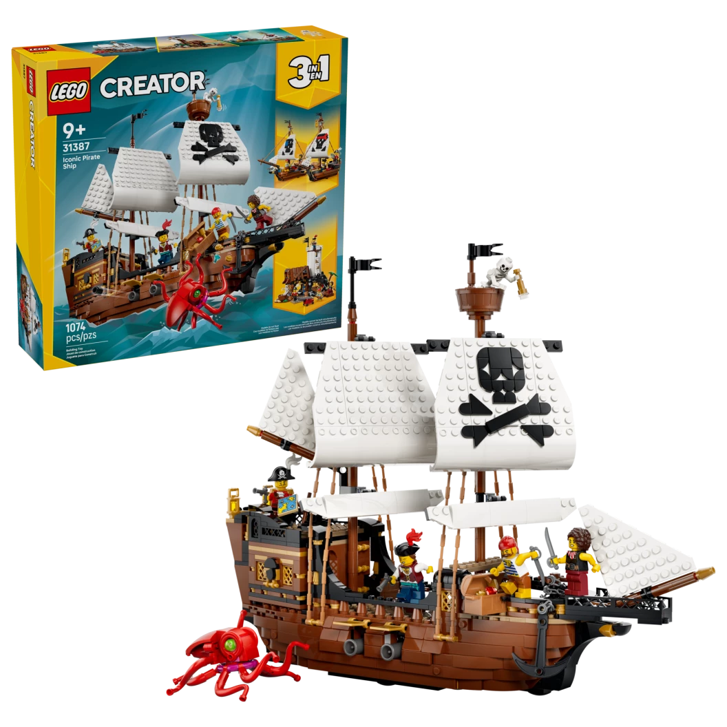 Klassiek piratenschip