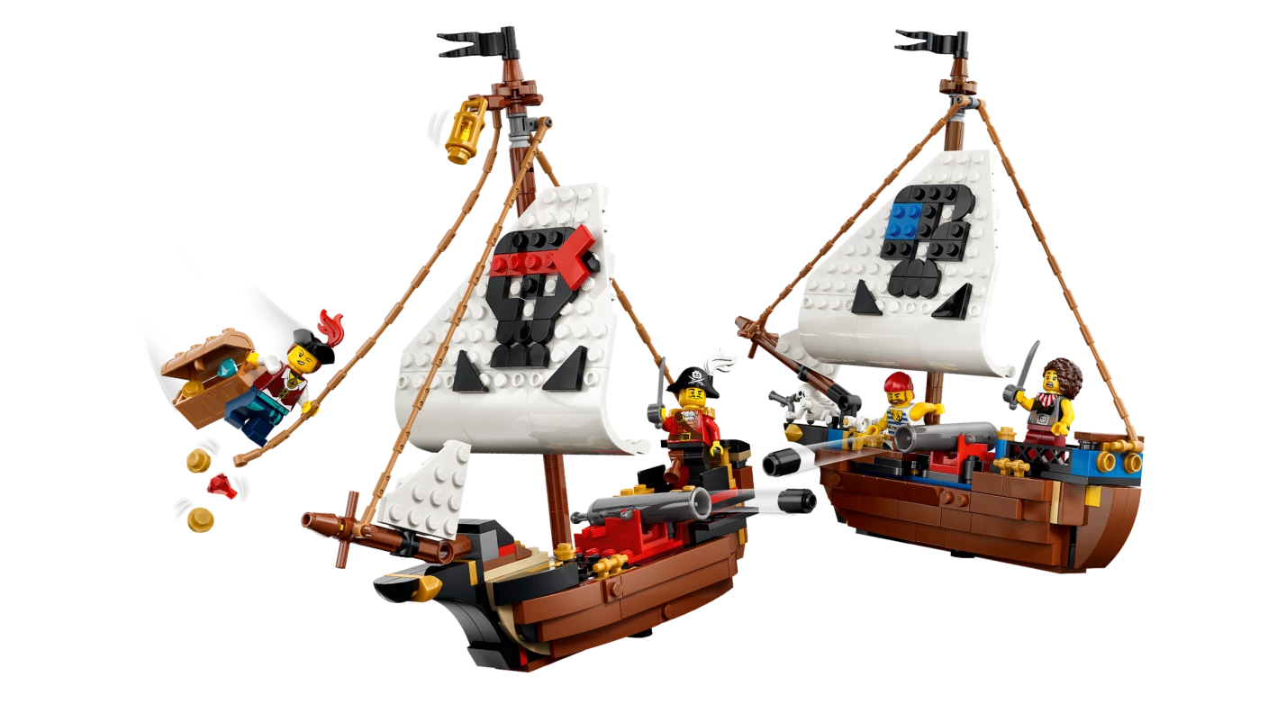 Klassiek piratenschip