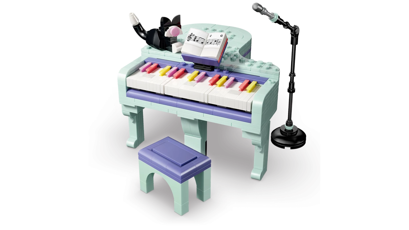 Piano met kat