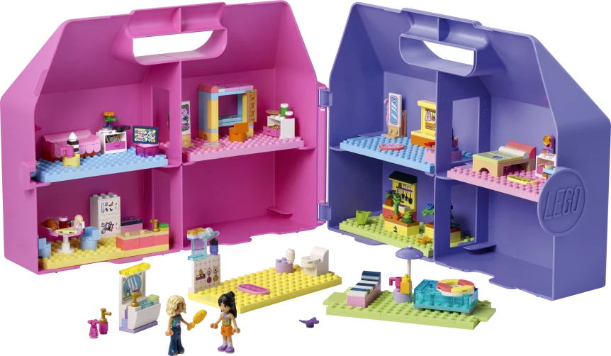 Creatieve poppenhuiskoffer