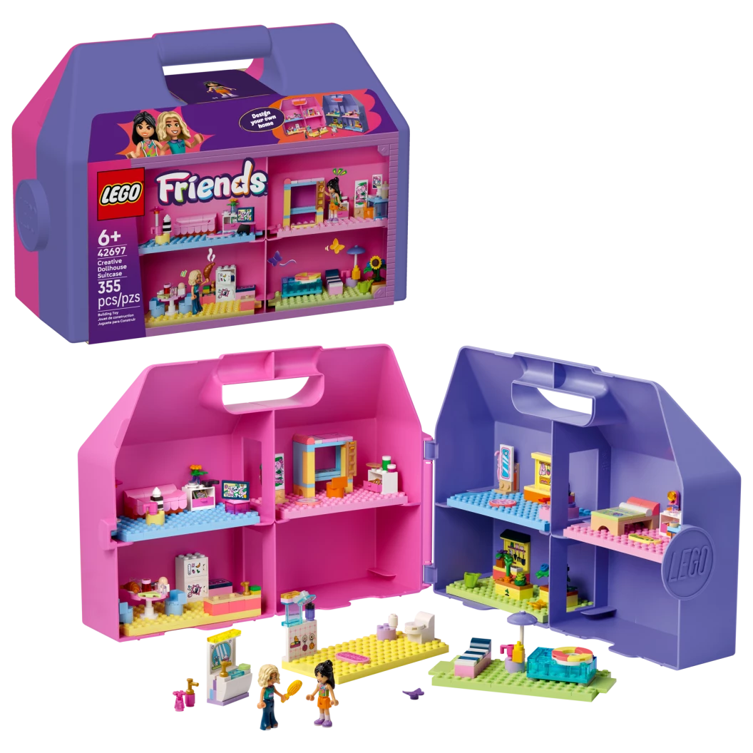Creatieve poppenhuiskoffer