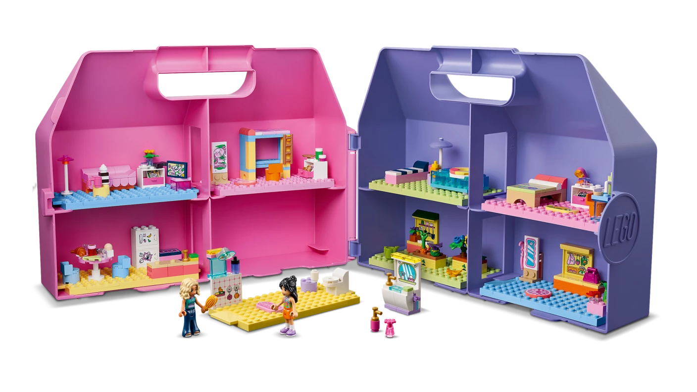 Creatieve poppenhuiskoffer