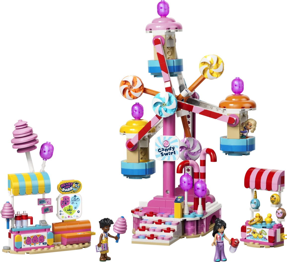 Reuzenrad van snoep en cupcakes