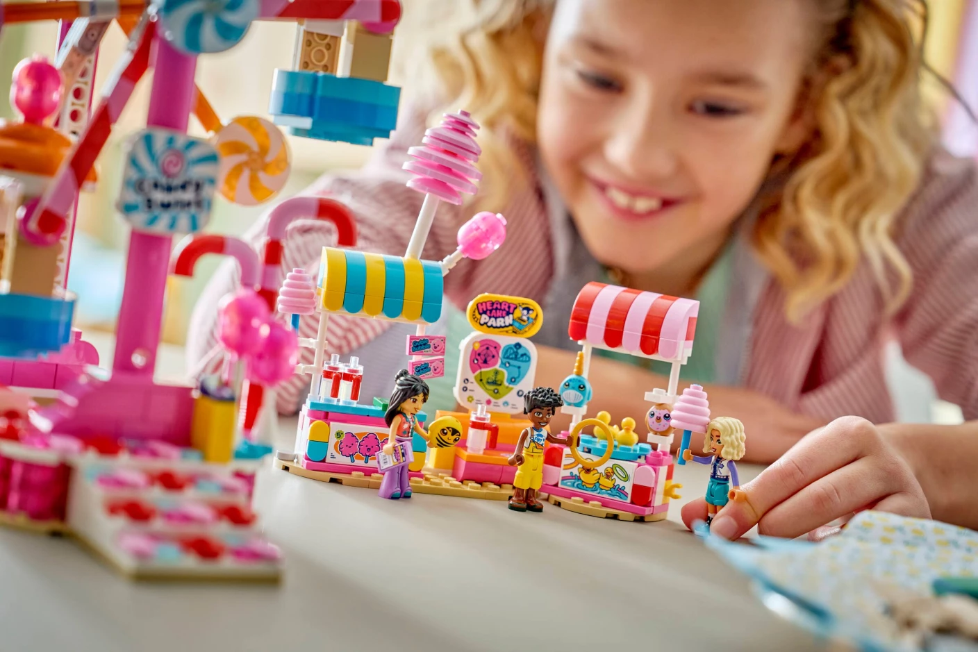 Reuzenrad van snoep en cupcakes