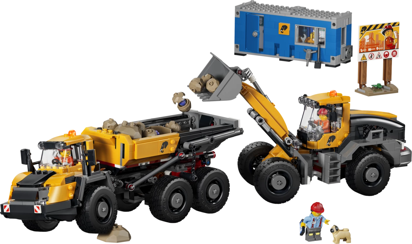 Kiepwagen en voorlader
