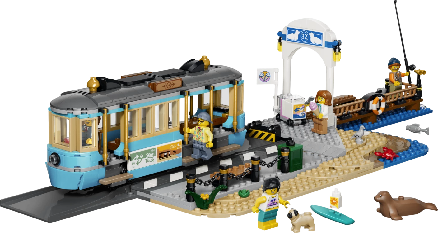 Klassieke strandtram