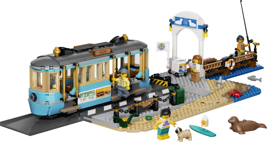 Klassieke strandtram