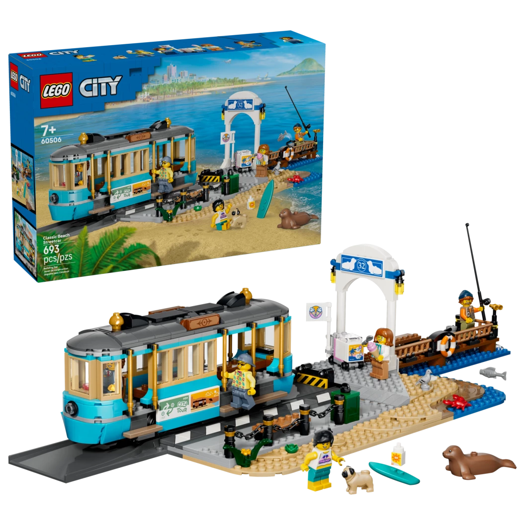 Klassieke strandtram