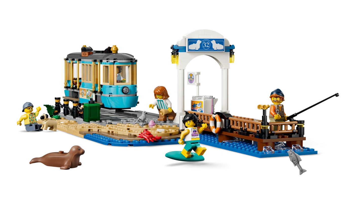 Klassieke strandtram