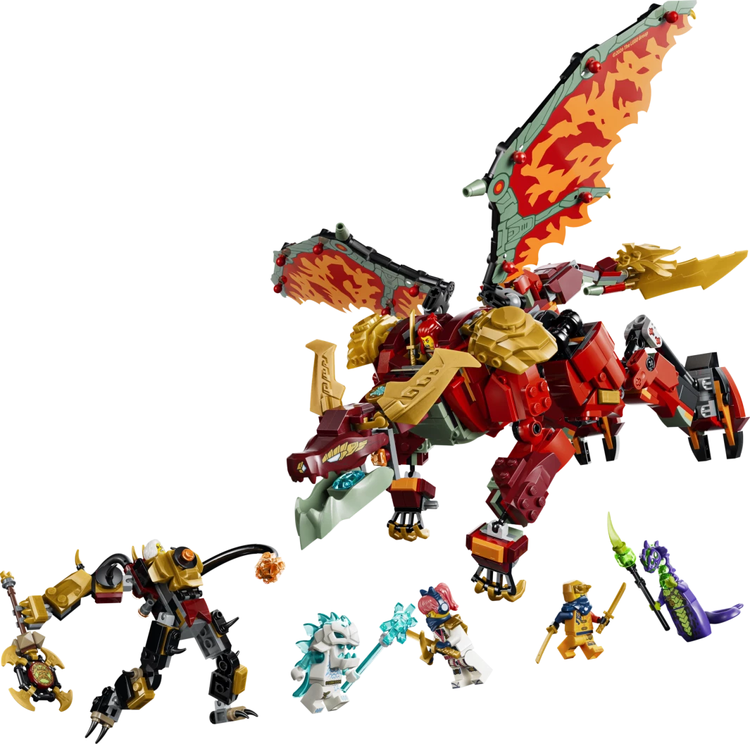 Wyldfyre's transformerende drakenmecha
