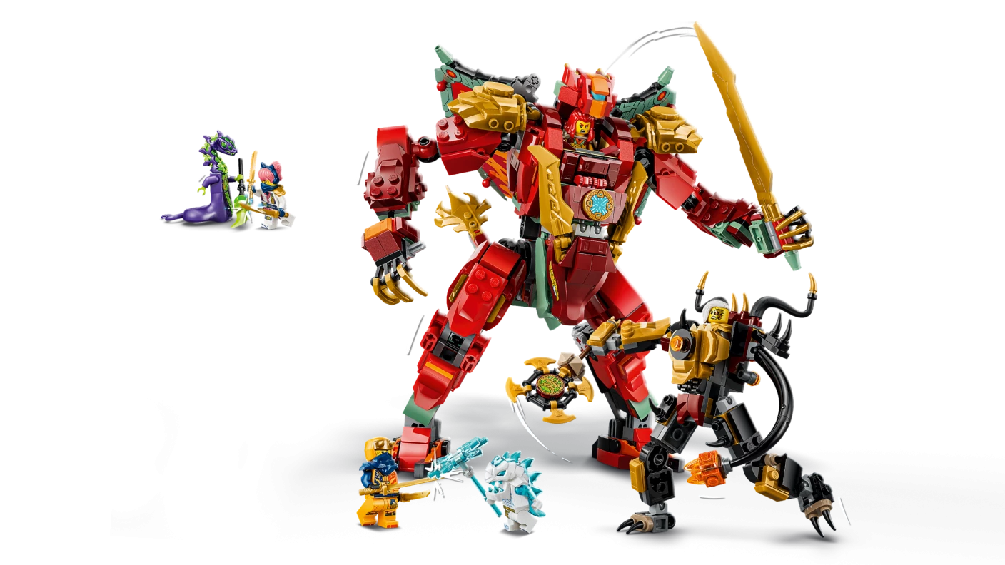 Wyldfyre's transformerende drakenmecha