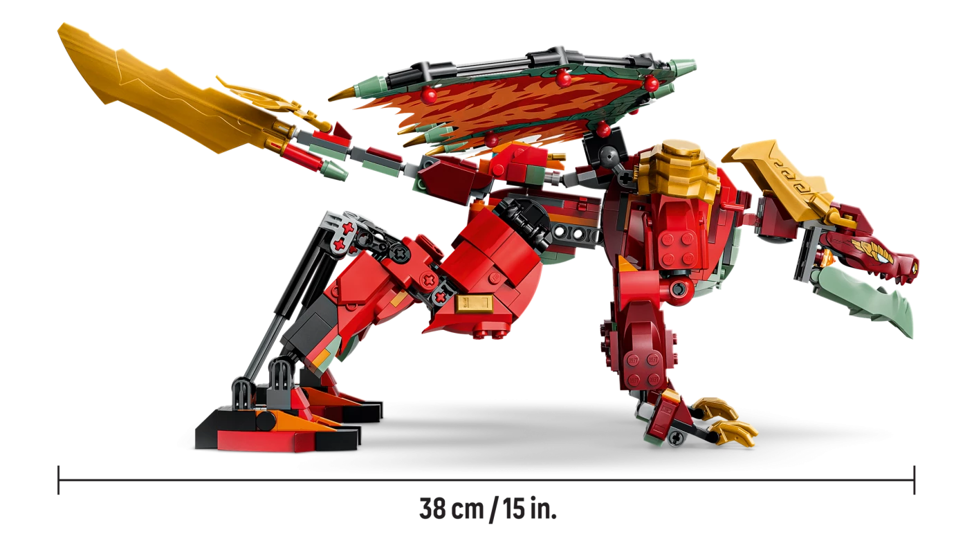 Wyldfyre's transformerende drakenmecha