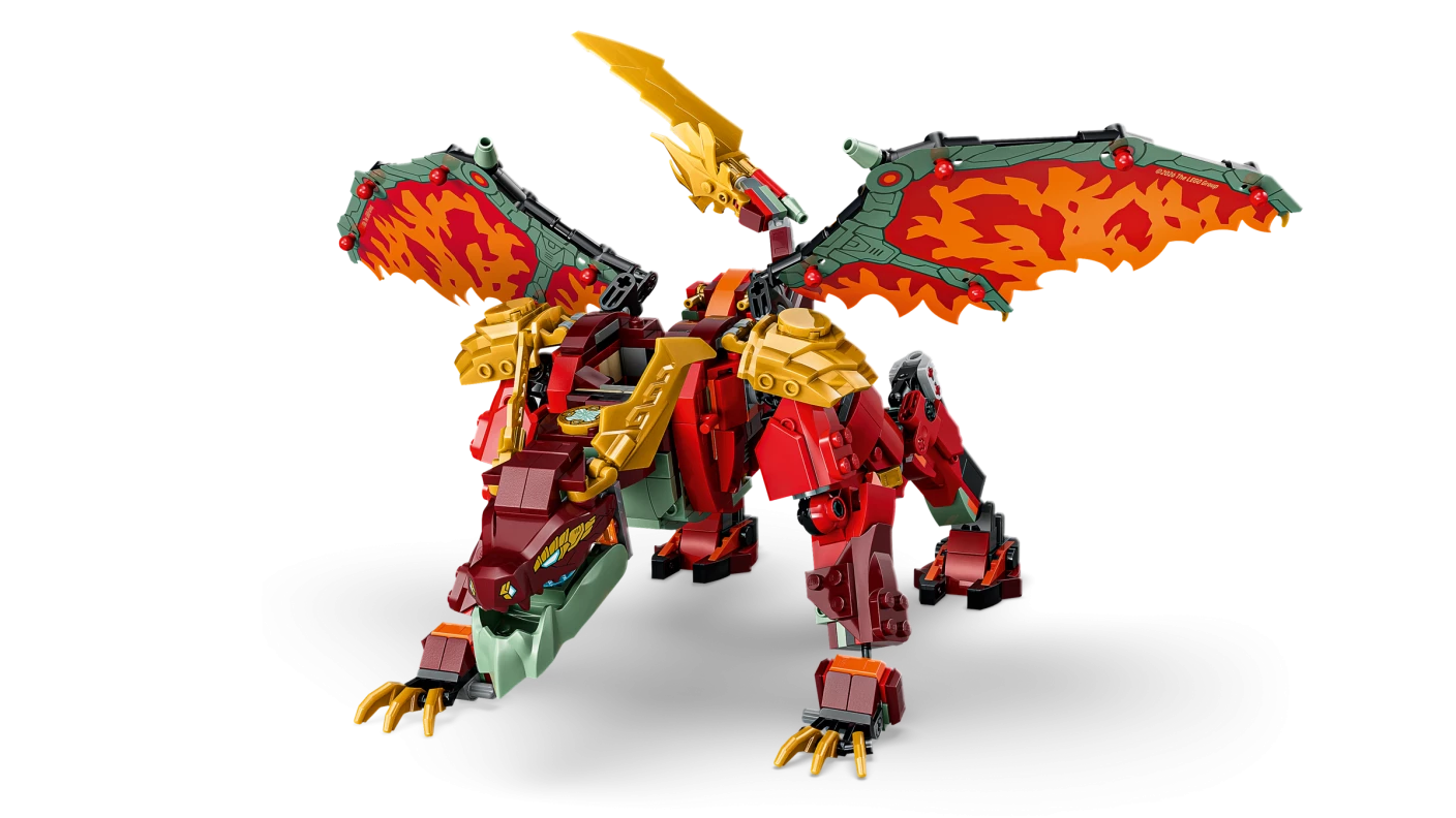Wyldfyre's transformerende drakenmecha