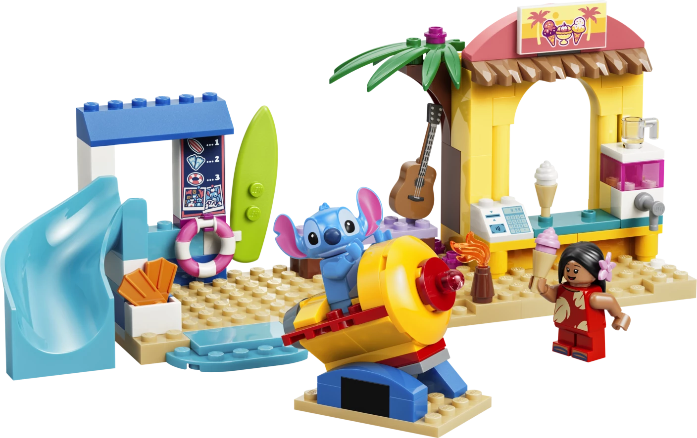 Strandplezier met Lilo en Stitch