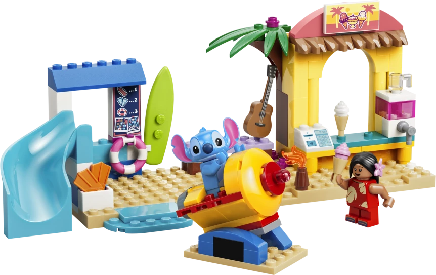 Strandplezier met Lilo en Stitch
