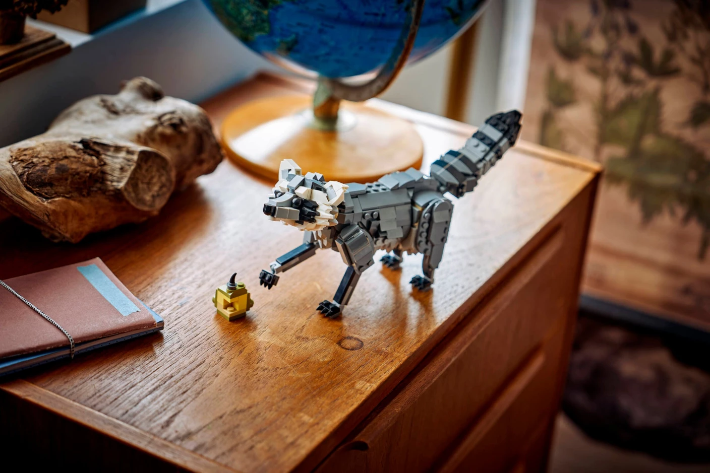 Bosdieren: grijze wolf