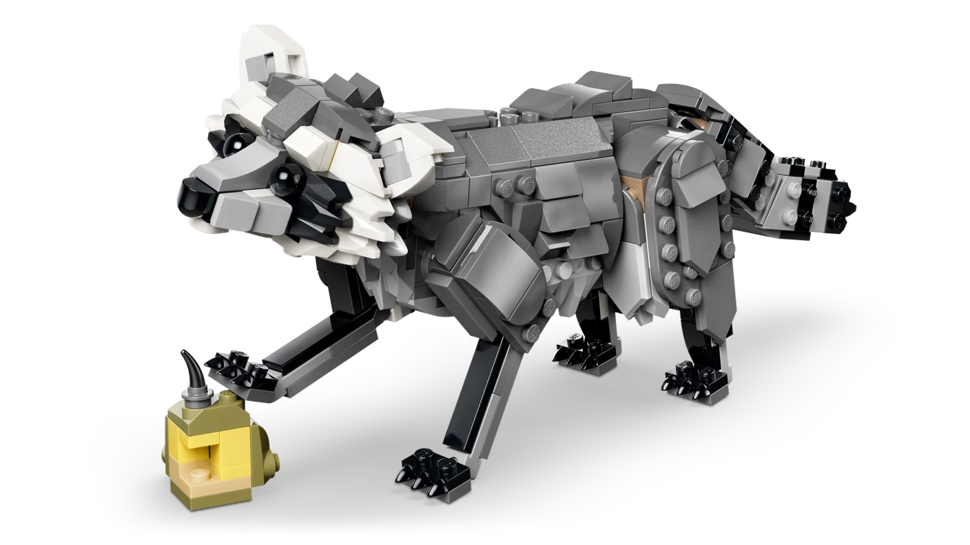 Bosdieren: grijze wolf