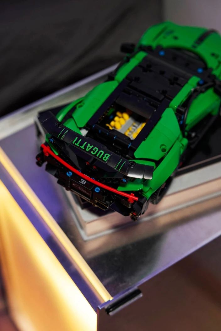 Groene Bugatti Chiron Pur Sport hypercar