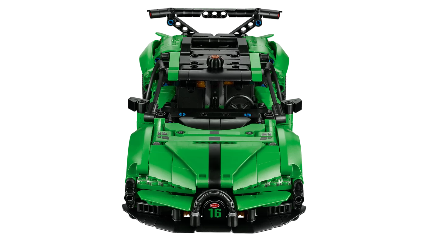 Groene Bugatti Chiron Pur Sport hypercar