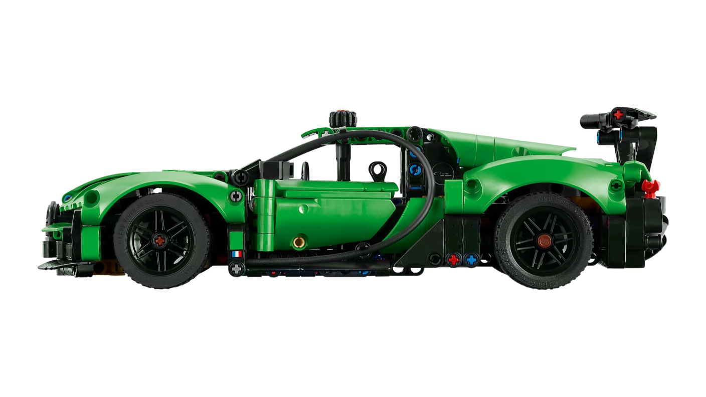 Groene Bugatti Chiron Pur Sport hypercar