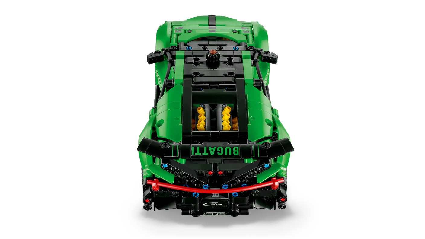 Groene Bugatti Chiron Pur Sport hypercar
