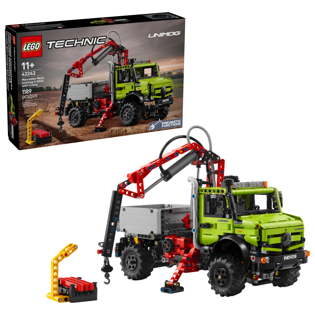 Mercedes-Benz Unimog U 5023 met kraan