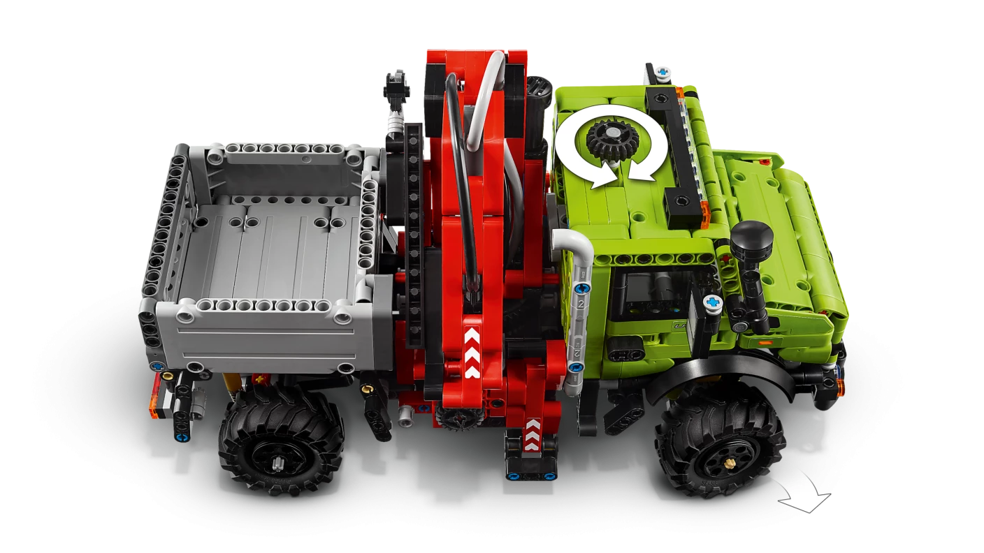 Mercedes-Benz Unimog U 5023 met kraan