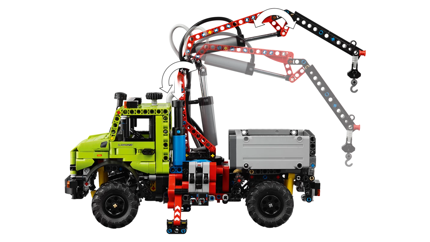 Mercedes-Benz Unimog U 5023 met kraan