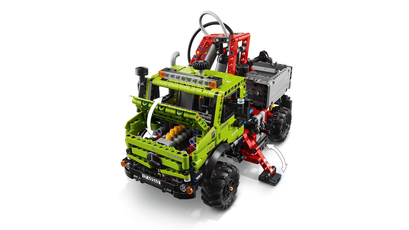 Mercedes-Benz Unimog U 5023 met kraan