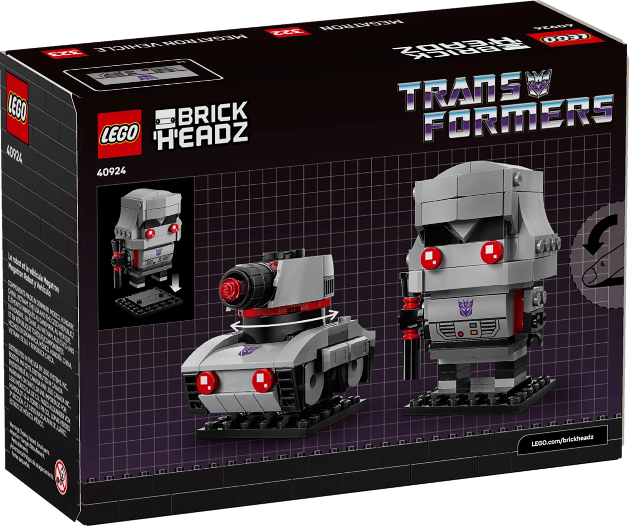 Megatron robot en voertuig