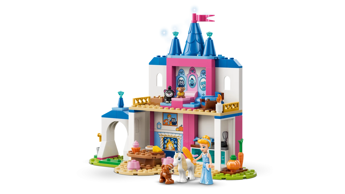 Assepoesters kasteel met dierenvriendjes