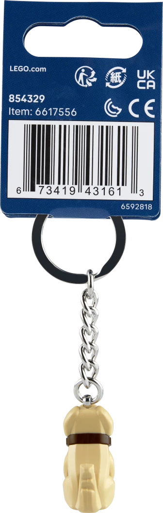 Dug de hond sleutelhanger