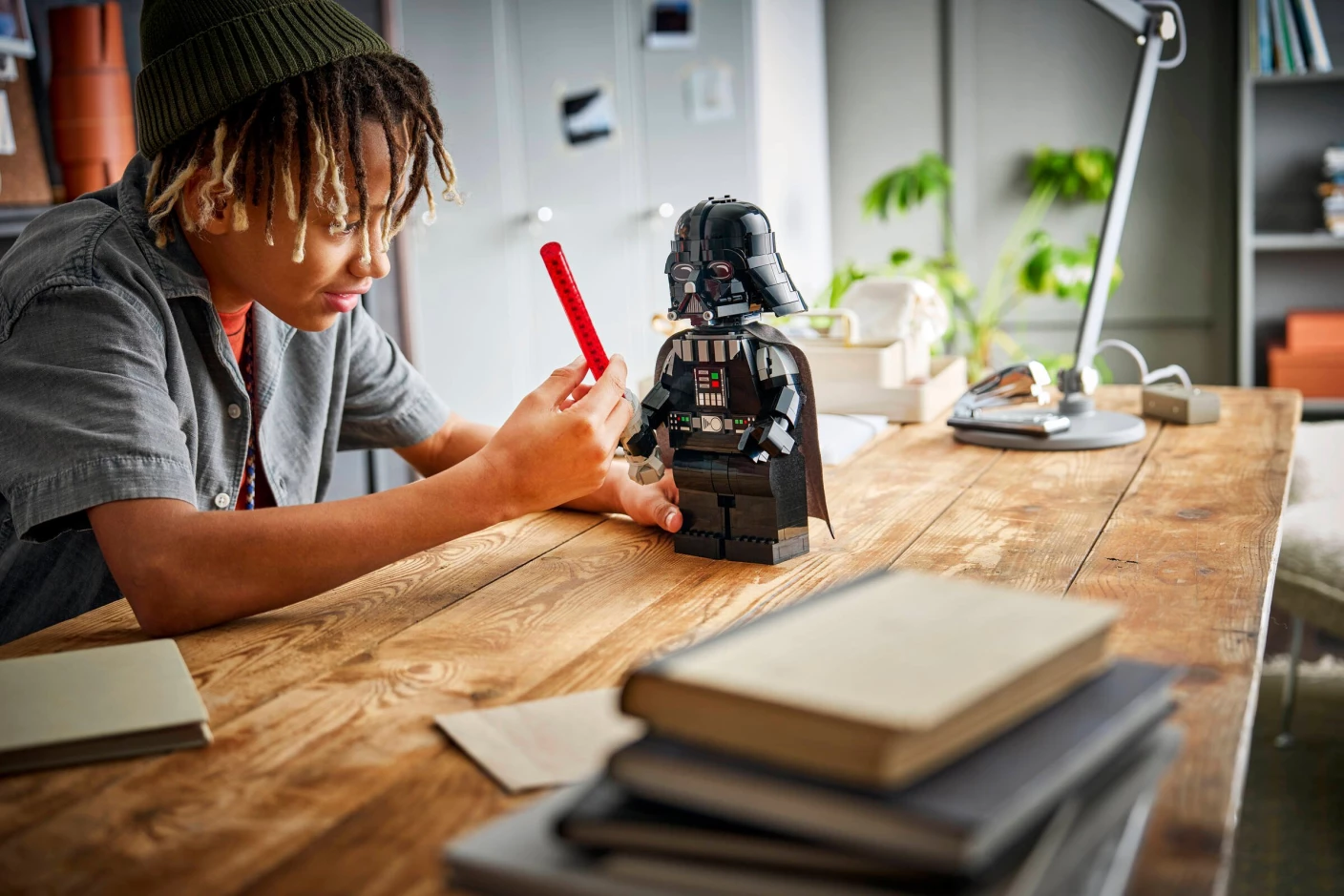Grote minifiguur van Darth Vader