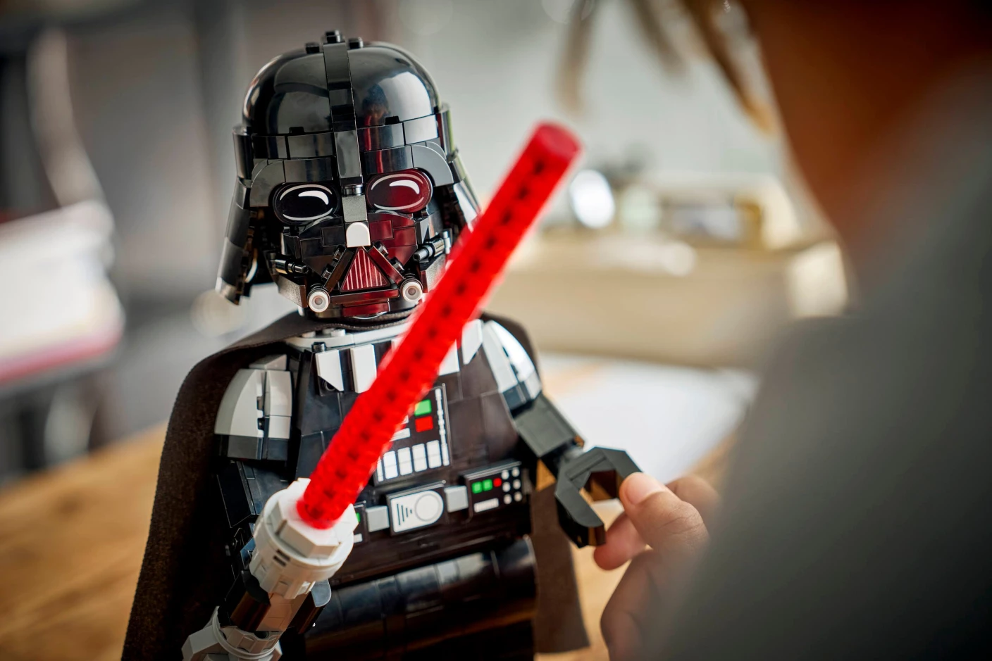 Grote minifiguur van Darth Vader