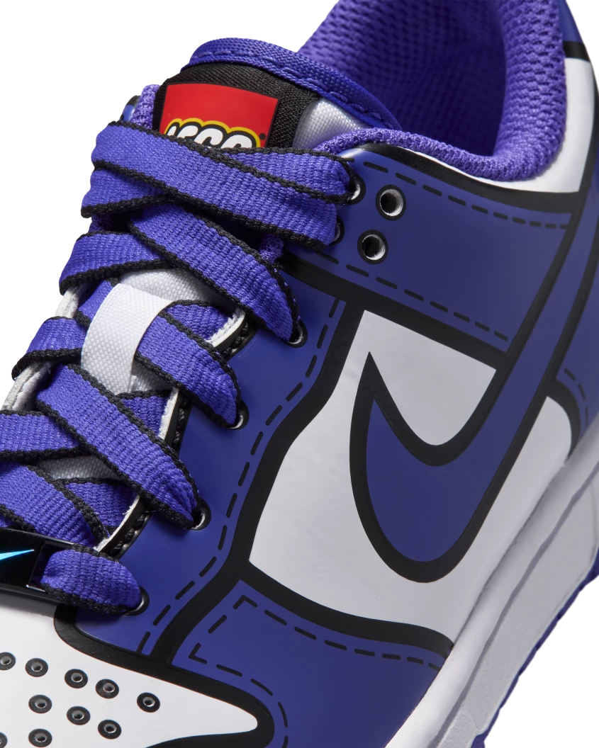 Nike Dunk Low x LEGO collectie - schoenen voor jongere kinderen