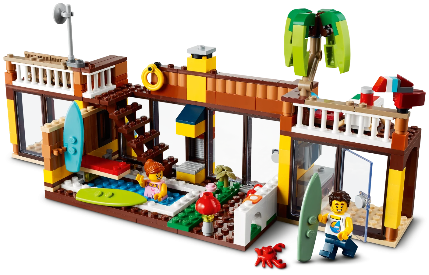 Surfer strandhuis