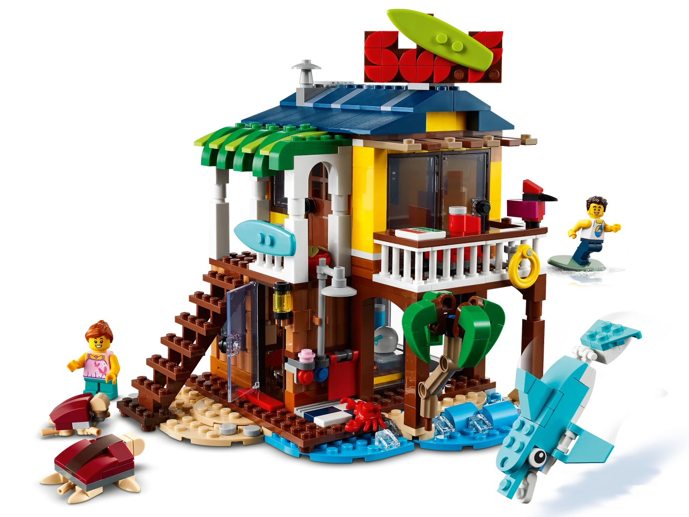 Surfer strandhuis