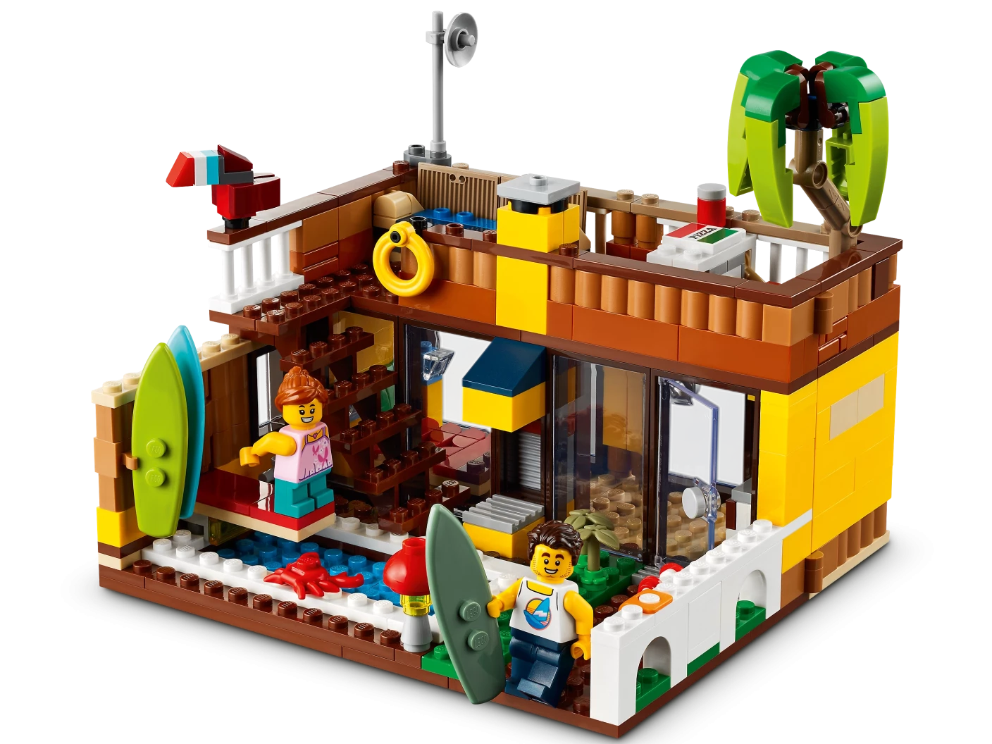 Surfer strandhuis
